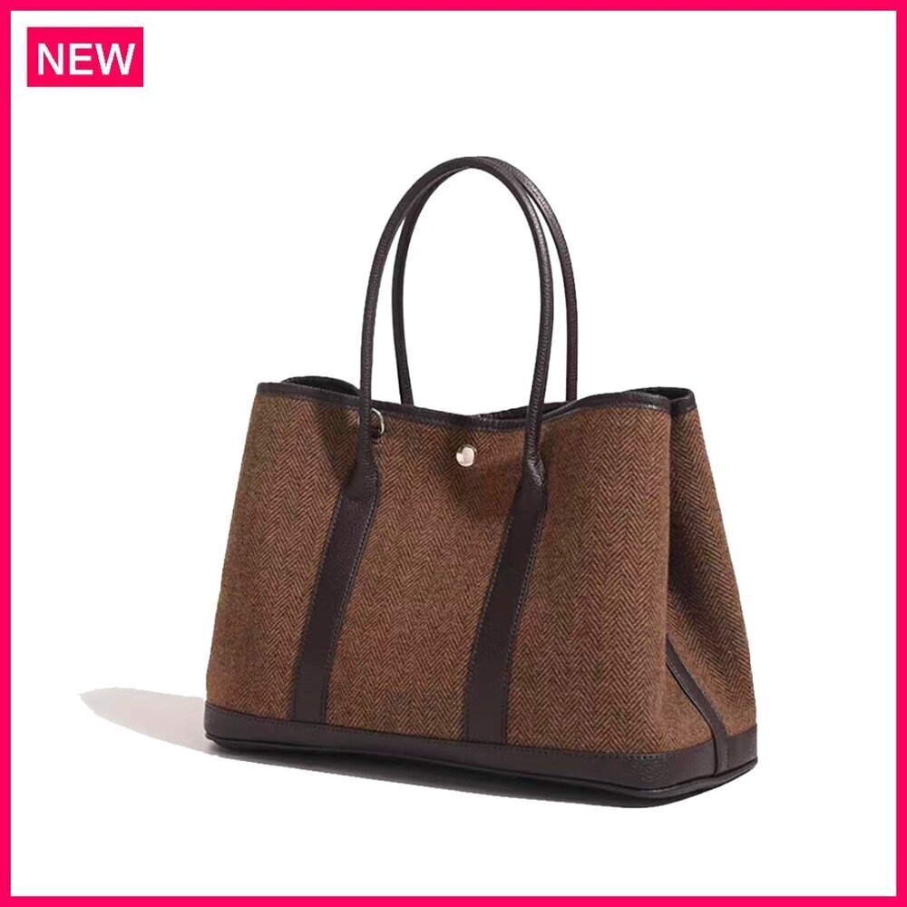 Large Capacity Faux Leather Hobo Bag Minimalist Tote Purse
